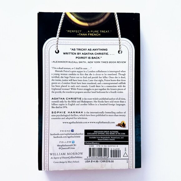 NOVEL Monogram Murders: The New Hercule Poirot Mystery by Sophia Hannah NWoT - Picture 2 of 3